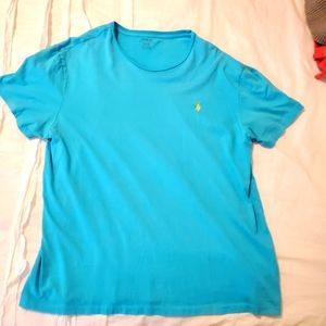 Turquoise Ralph Lauren Polo L Tee